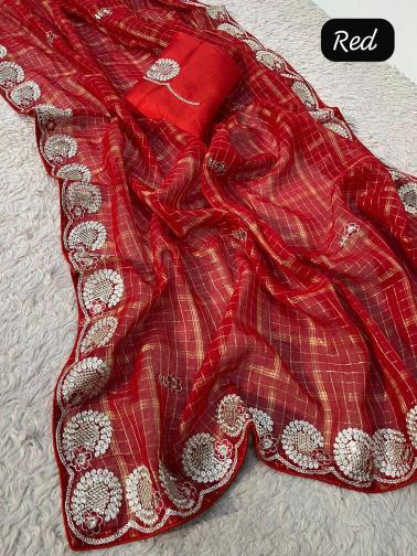 Vinayak soft pure vari check surat saree shops  - wholesale export